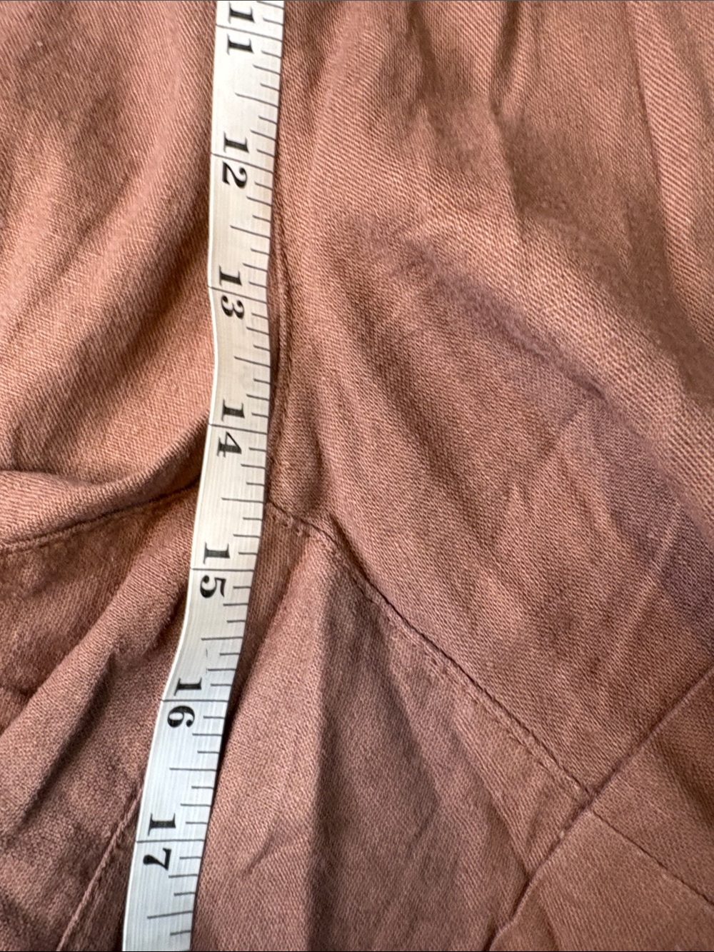 Old Navy Linen Brown Strawstring-Elastic-Waist Causal Shorts Plus Size 4X - Picture 8 of 15